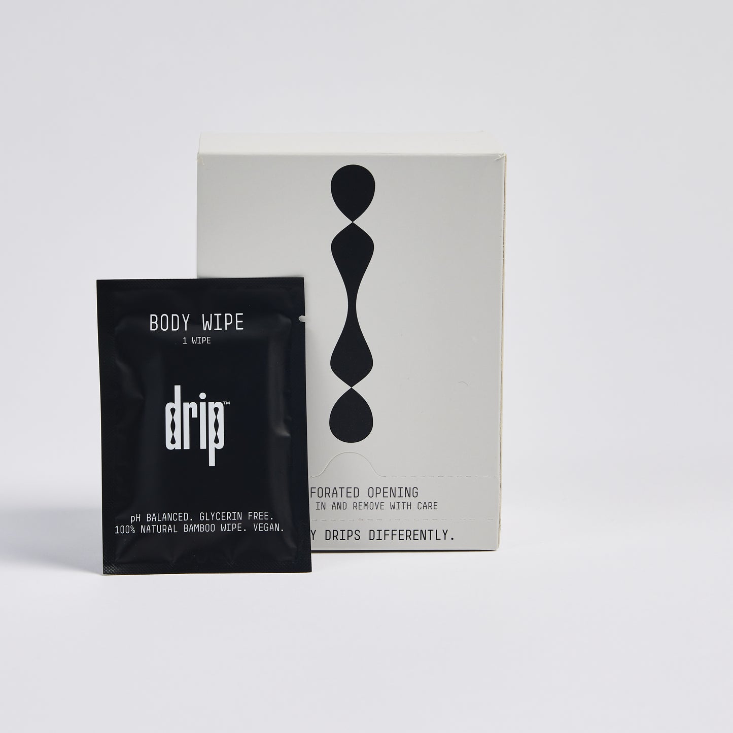 Drip 20 Pack 70 GSM Bamboo Individual Wipes - Expiring Jun 30th 2025