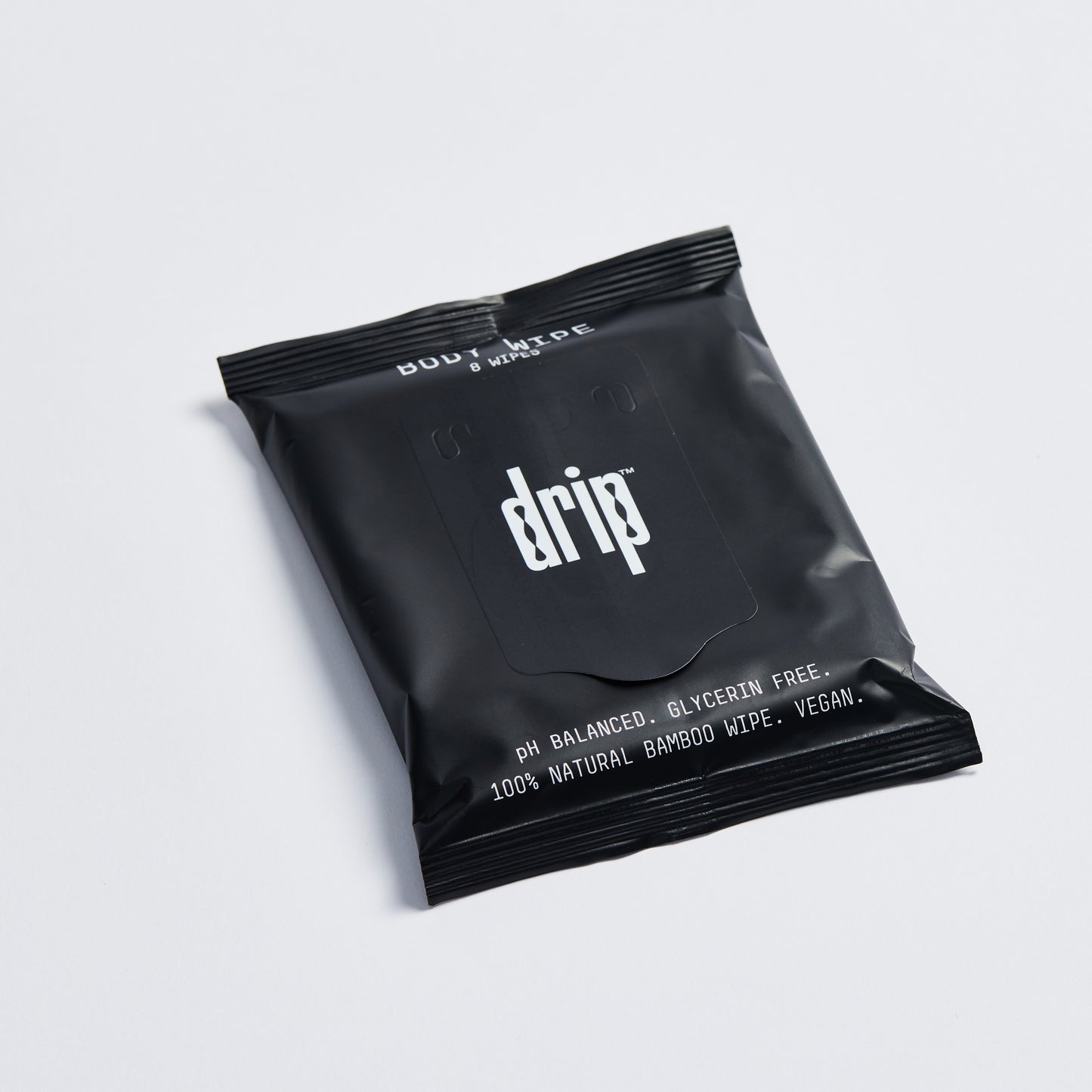 Drip 8 Pack 70 GSM Bamboo Wipes Pouch - Expiring Jun 30th 2025