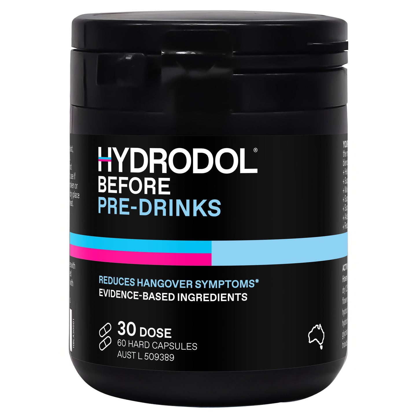 Hydrodol Before Pre-Drinks - 30 Dose