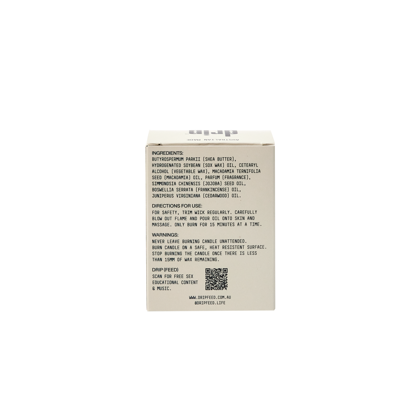 Drip Massage Oil Candle