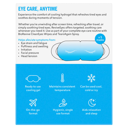 BioRevive ReviveEyes Instant-Cooling Gel Mask