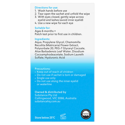 BioRevive CleanEyes Wipes 30 pack