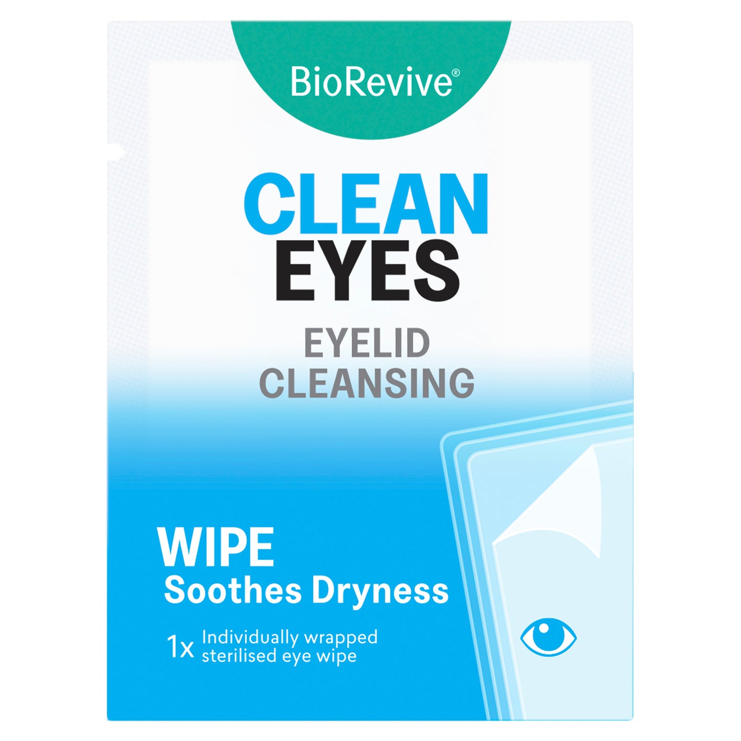 BioRevive CleanEyes Wipes 30 pack