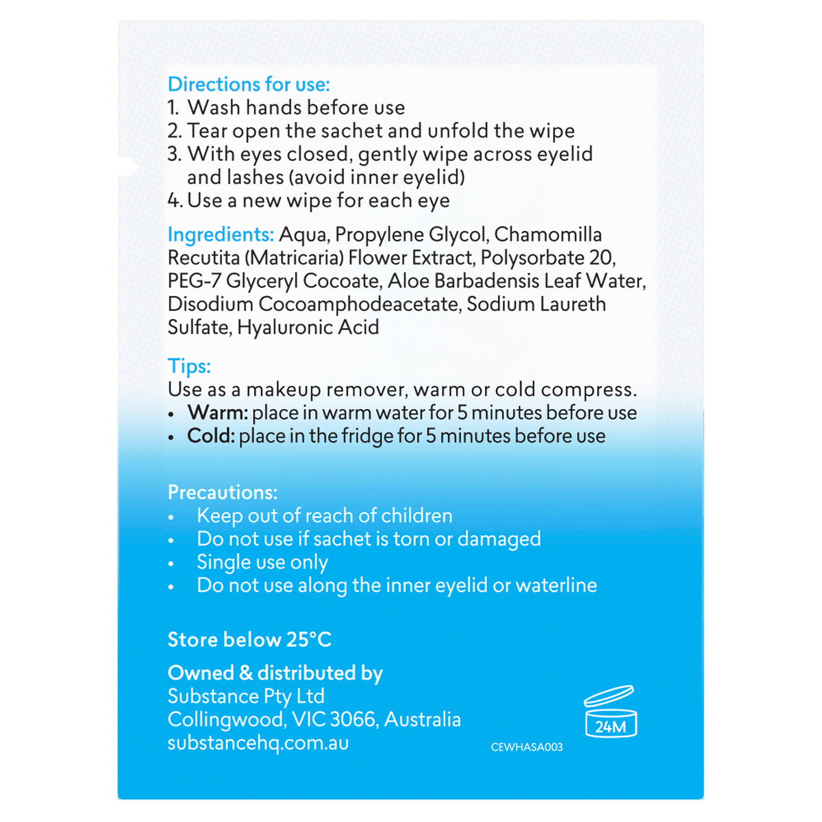 BioRevive CleanEyes Wipes 30 pack
