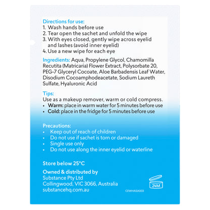 BioRevive CleanEyes Wipes 30 pack