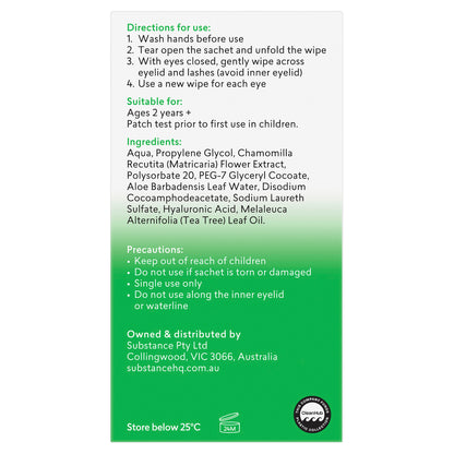 BioRevive CleanEyes Blephamite Cleansing Wipes